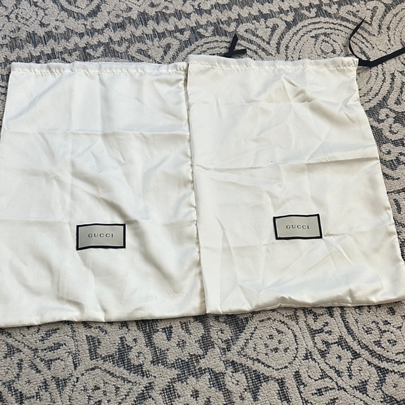 Gucci Other - Gucci Cream Storage Bags